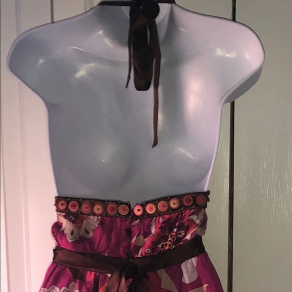 DESIGNED BY BEBE REAL SILK DRESS!!!!!!! NWT - Picture 5 of 8